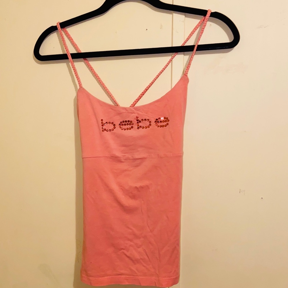 BEBE Peach Tank Top